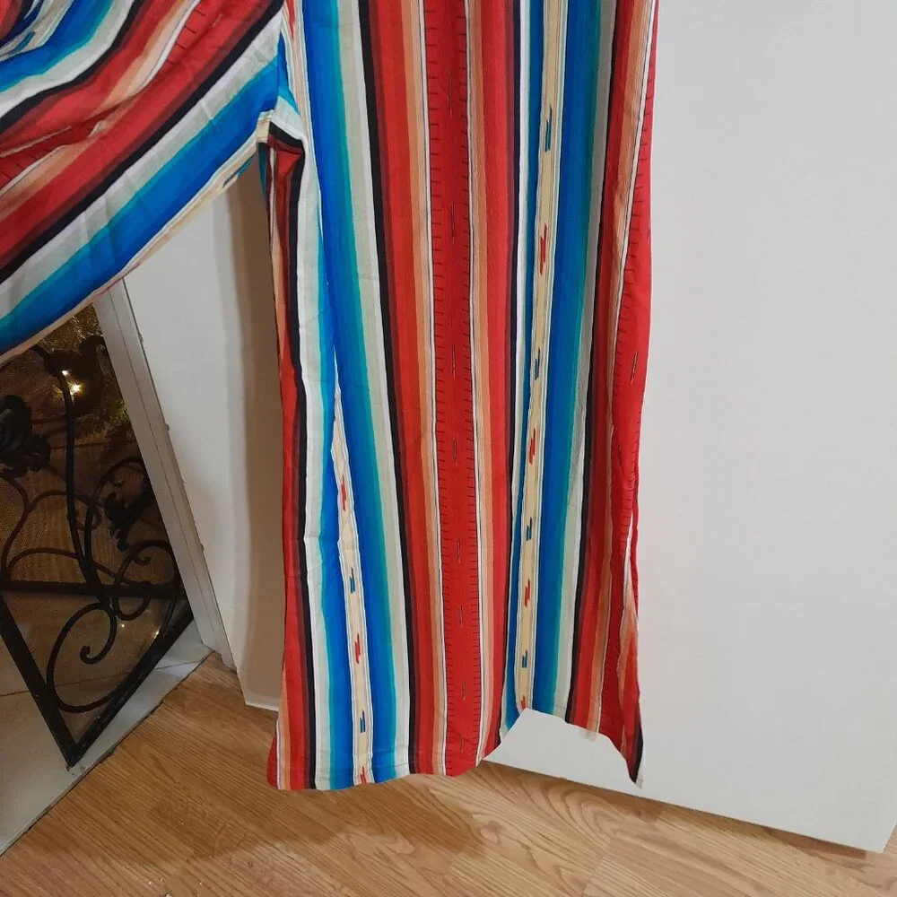 NWT FASHION EXPRESS Women's Jumpsuit Cavenders Western Wear Size L - Picture 10 of 10